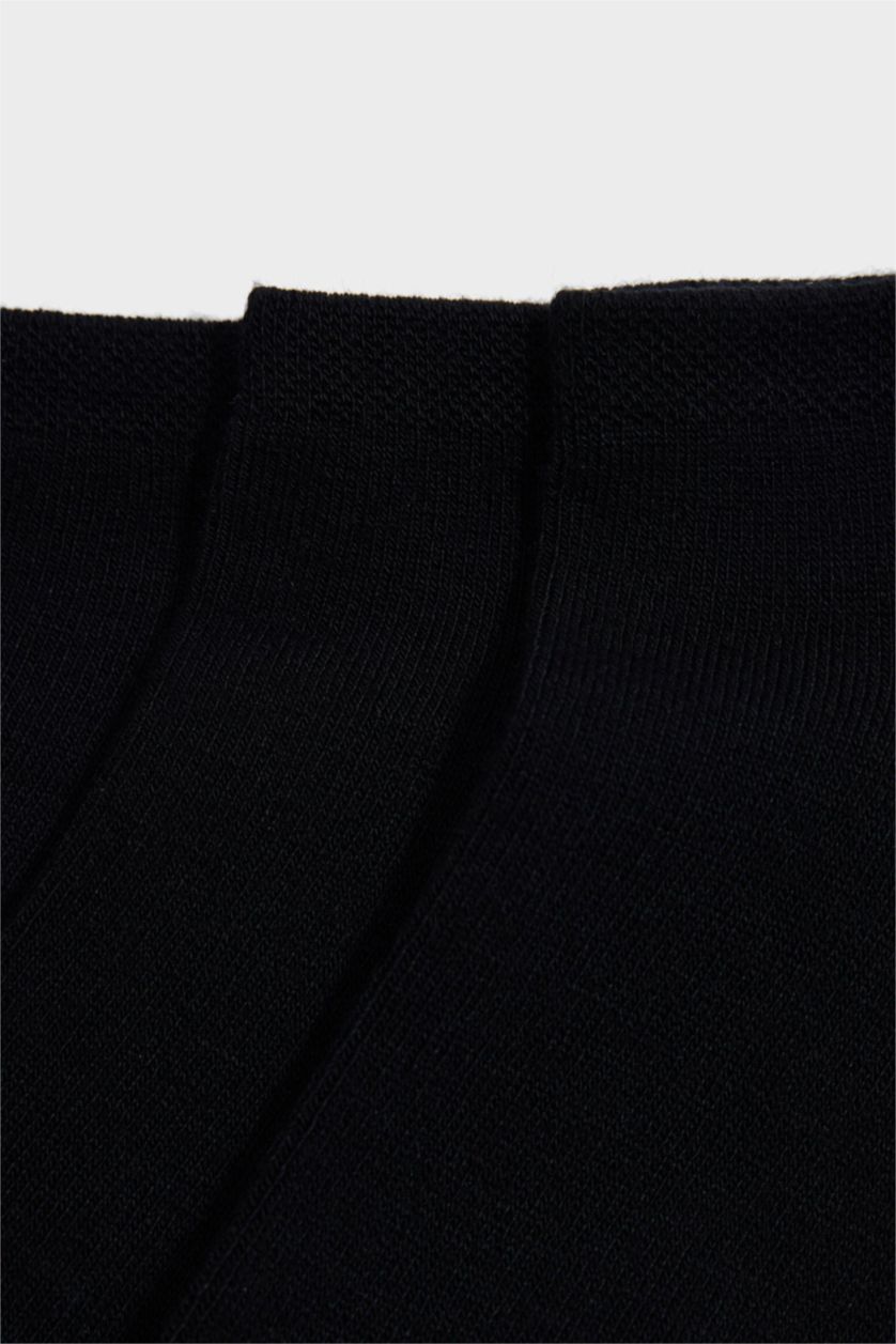 Women Black 3 piece Bamboo Short Socks