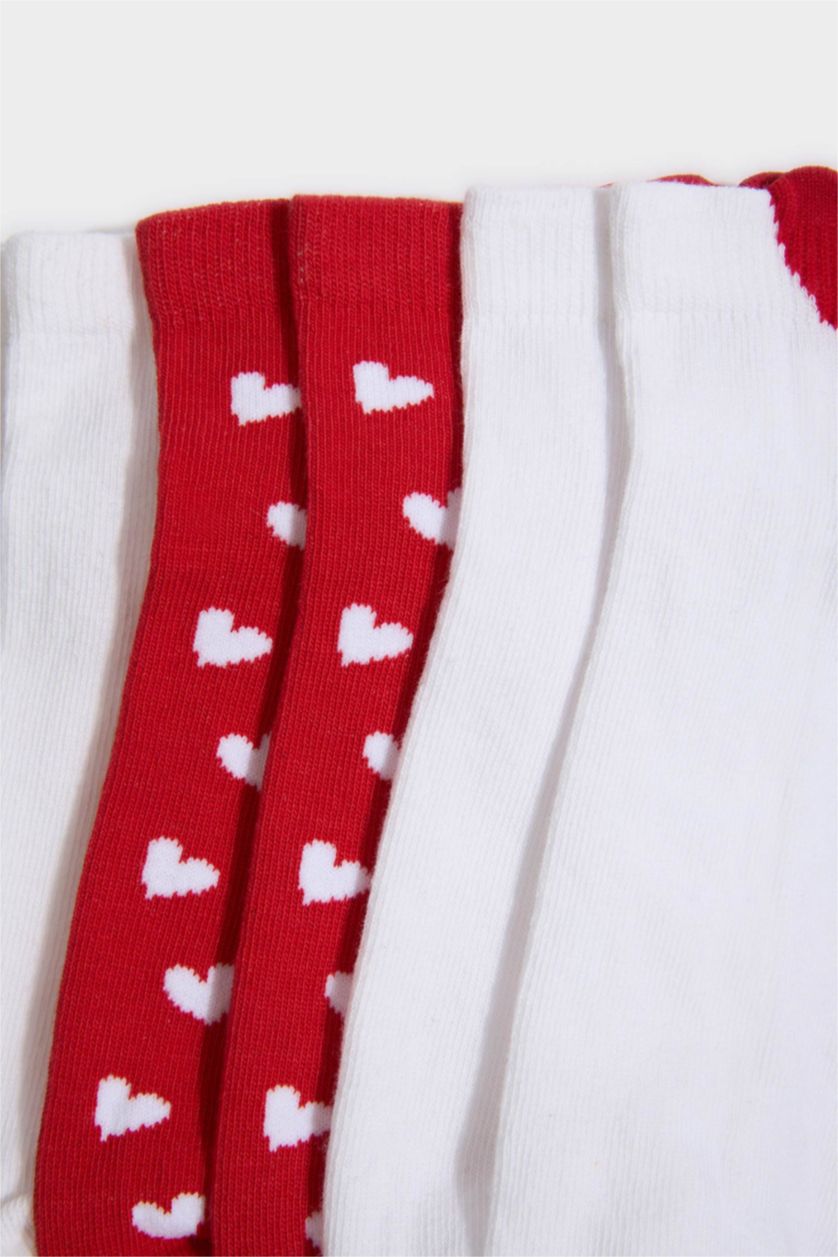 Kadın Karma Kadın 3'lü Pamuklu Patik Çorap