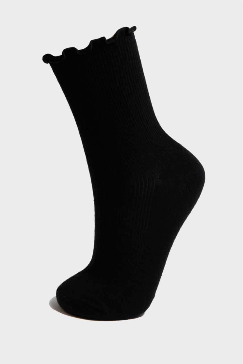 Kadın Karma 3'lü Pamuklu Uzun Çorap