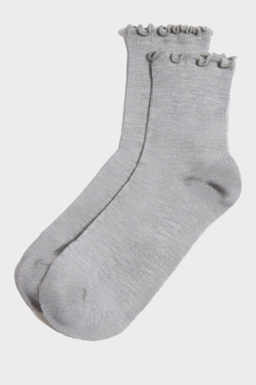 Kadın Karma 3'lü Pamuklu Uzun Çorap