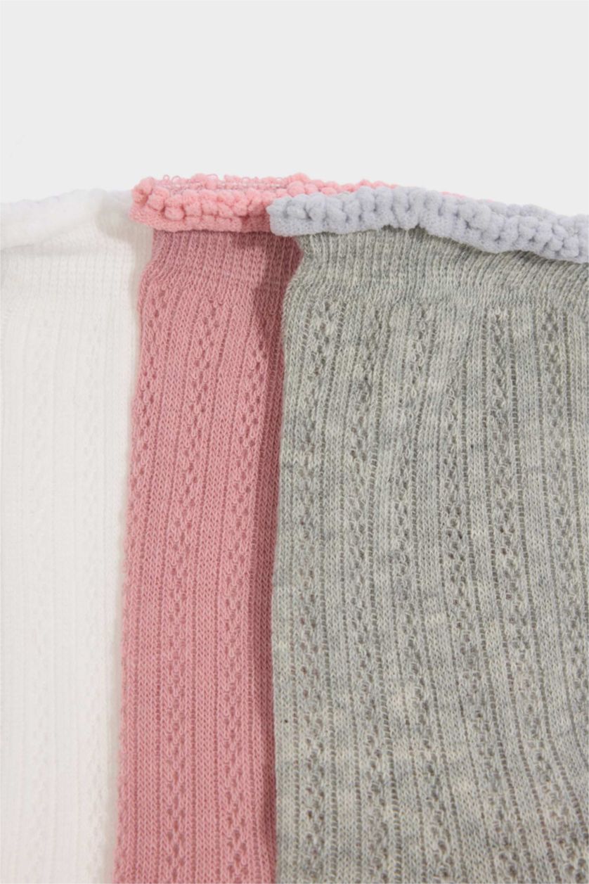 Kadın Karma Kadın 3'lü Pamuklu Uzun Çorap