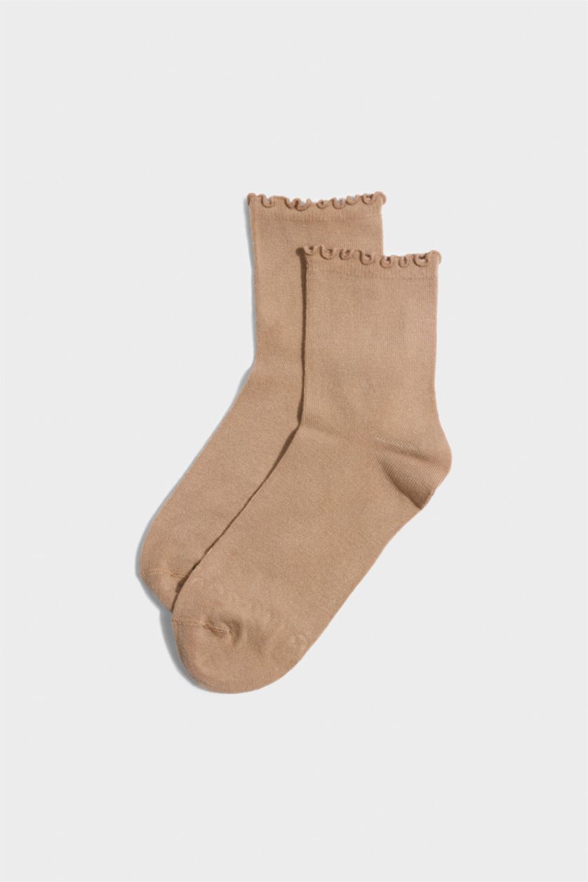 Women Brown 3 piece Bamboo Short Socks