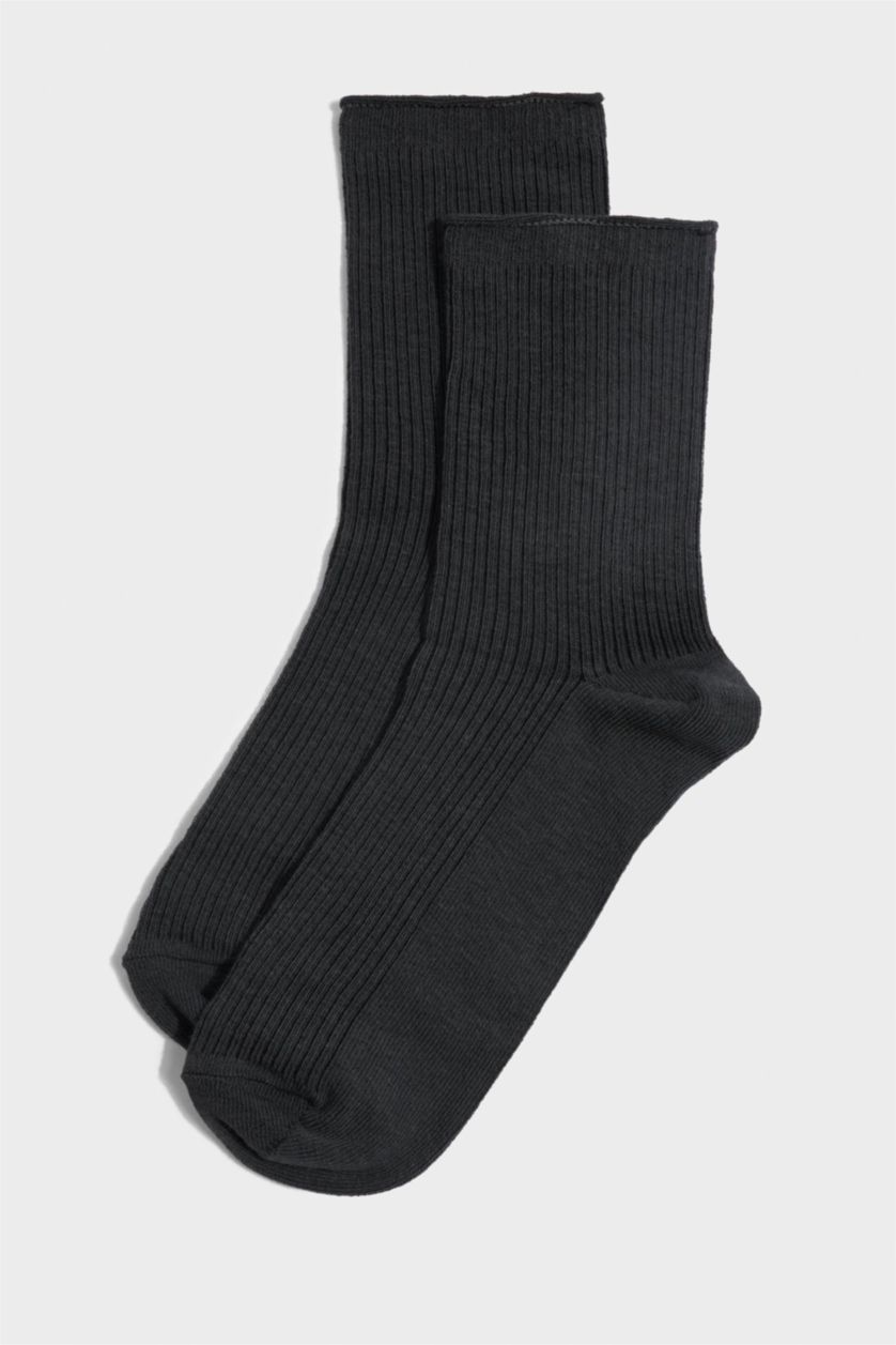 Kadın Karma 3'lü Pamuklu Uzun Çorap