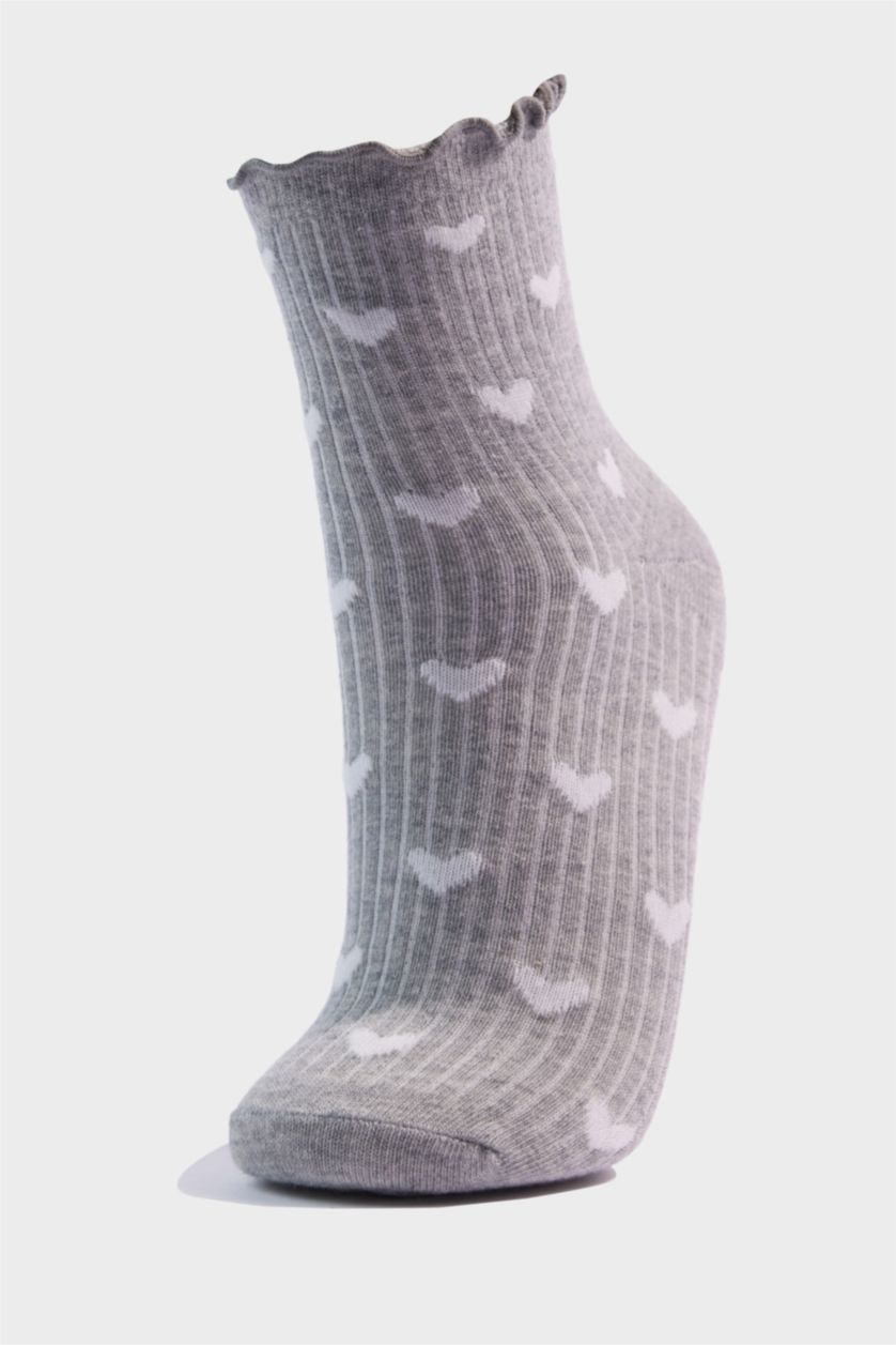 Kadın Karma Kadın 3'lü Pamuklu Soket Çorap