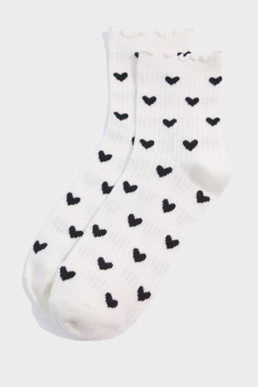 Kadın Karma Kadın 3'lü Pamuklu Soket Çorap