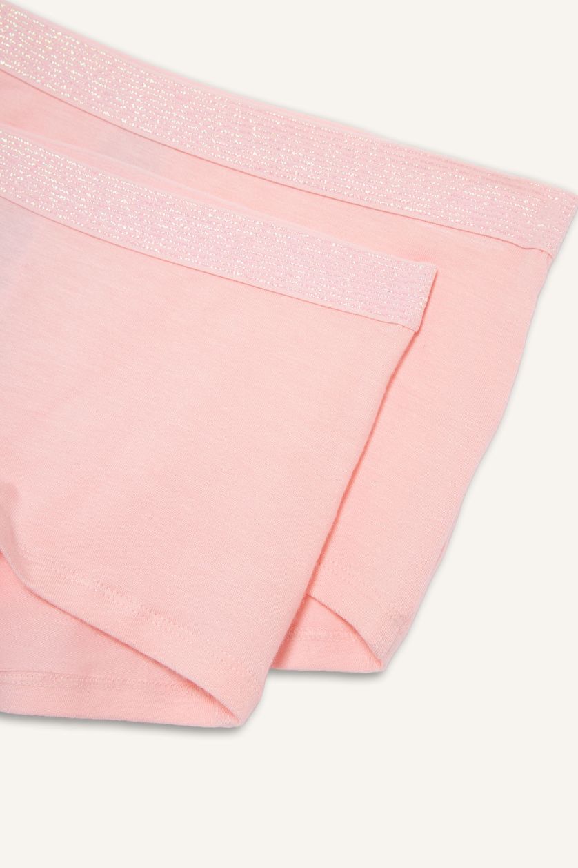 Kız Çocuk - Genç Kız Açık Pembe 2'li Boxer Kız Çocuk