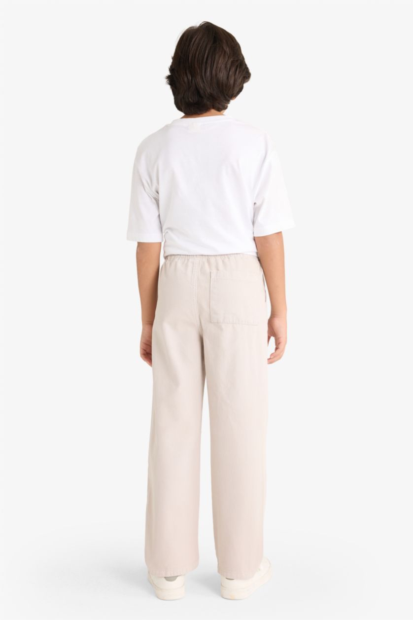 أولادي رمادي بنطلون جبردين اولادي قصة عادية وخصر مطاطي