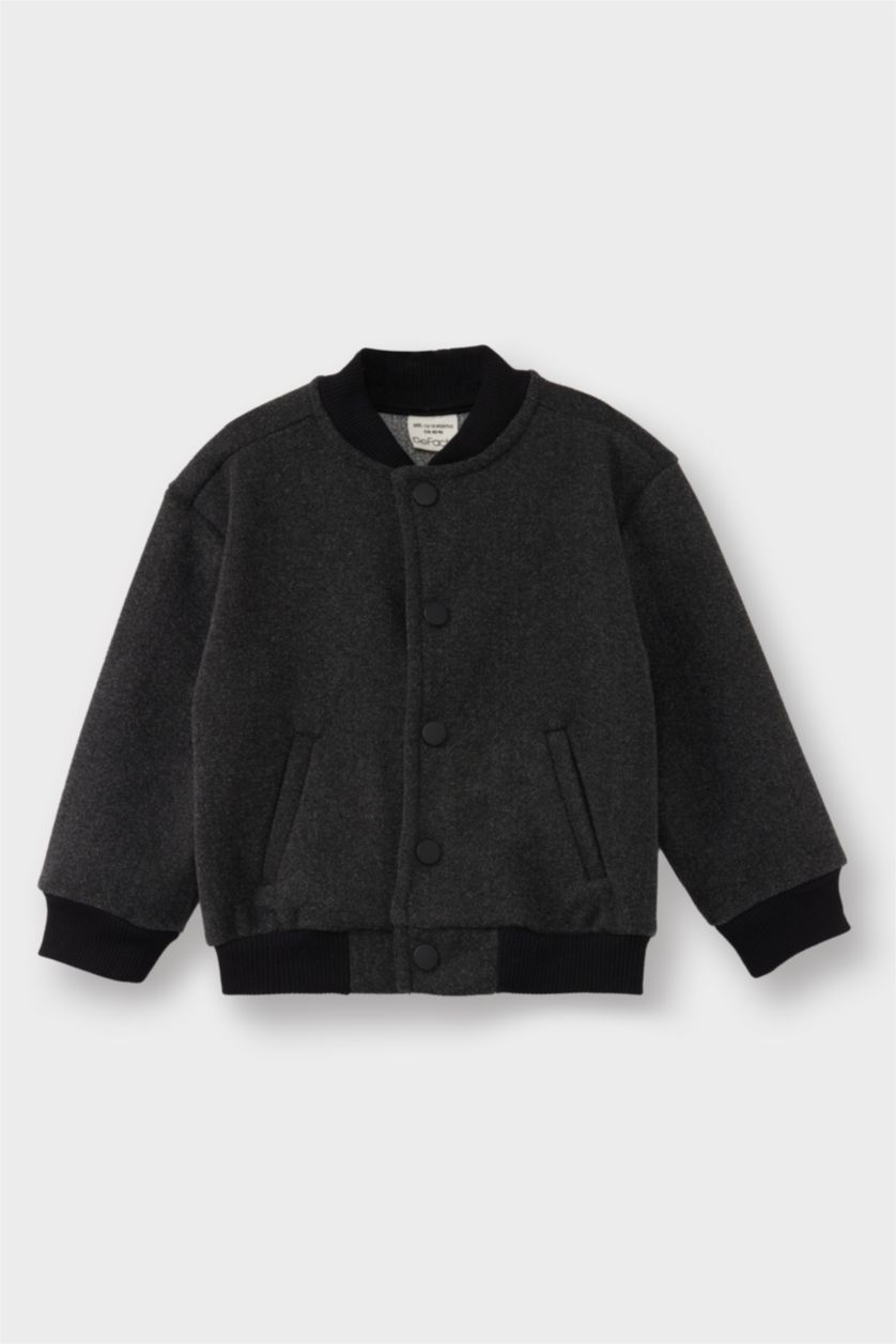 BABY BOY Anthracite Boy Bomber Jacket
