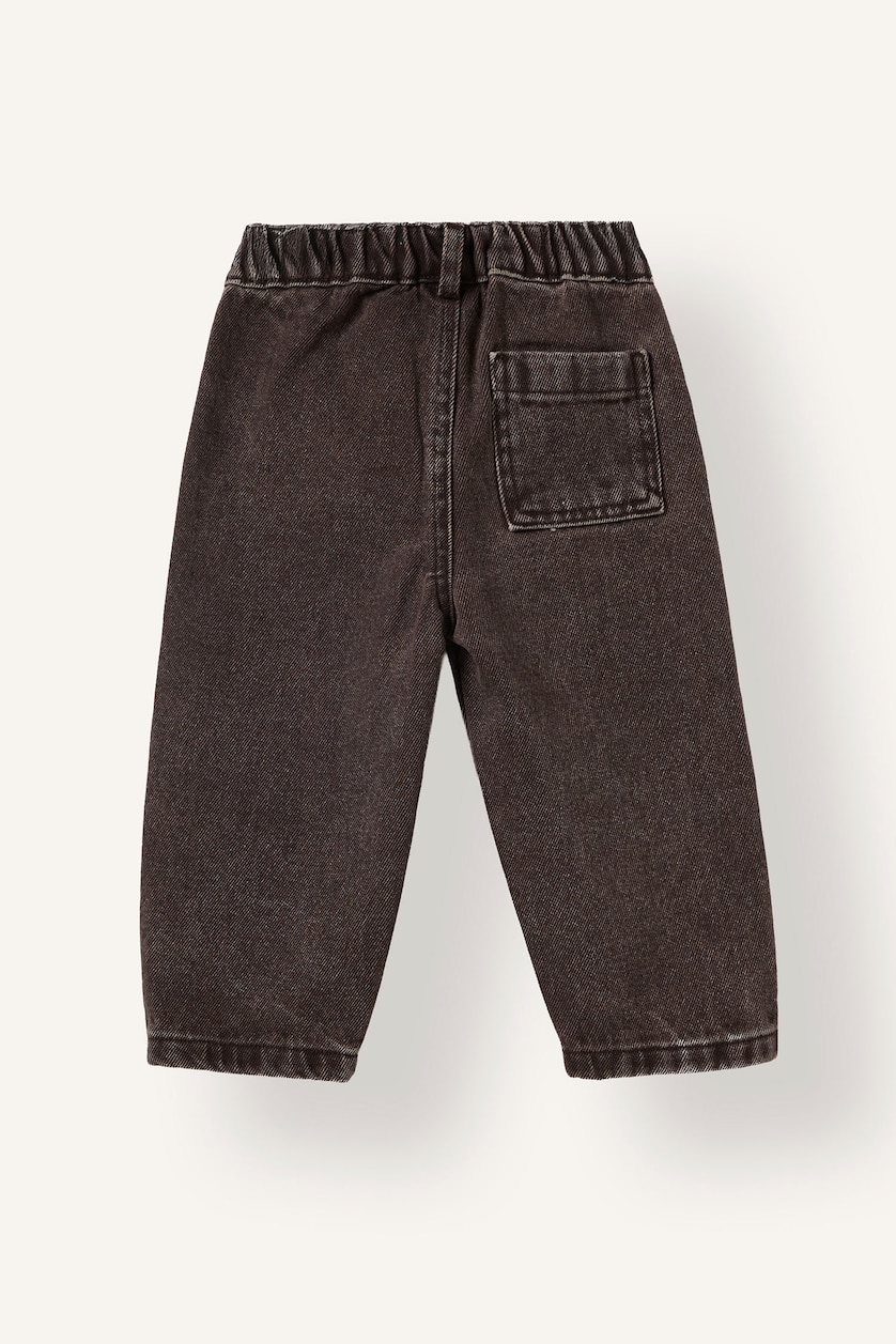 Baby Boys Brown Regular Fit Trousers
