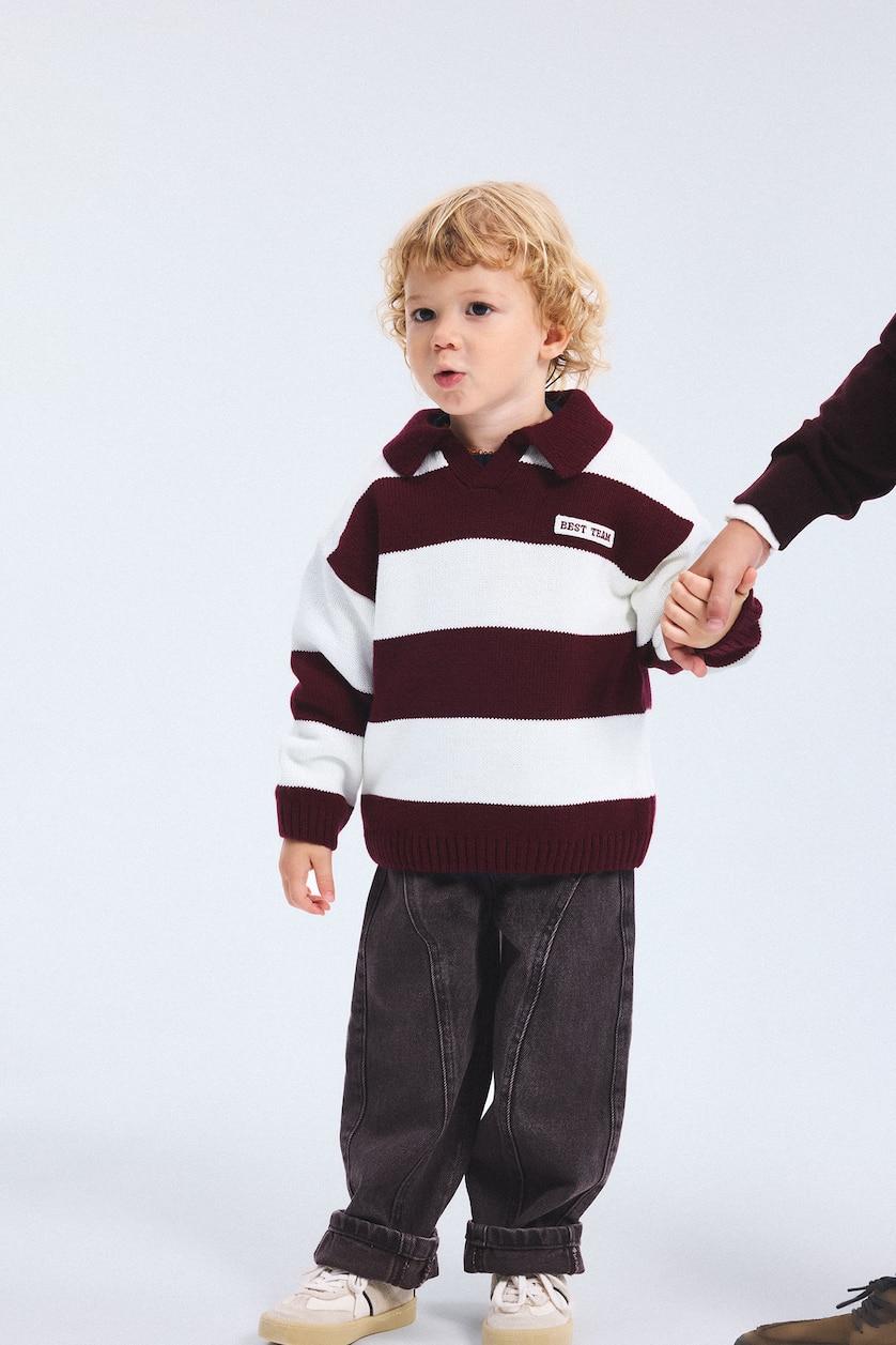 BÉBÉ GARÇON Marron Jean à taille élastique pour bébé garçon