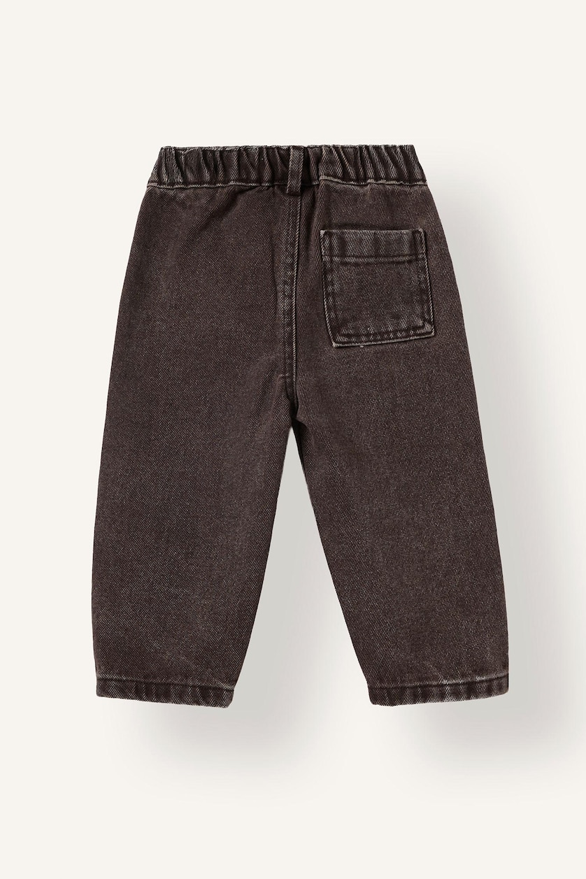 BÉBÉ GARÇON Marron Jean à taille élastique pour bébé garçon