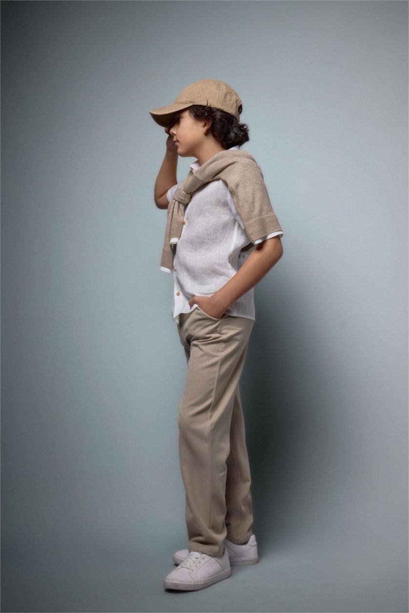 أولادي ميلانج بيج بنطلون اولادي قصة عادية برجل عادية