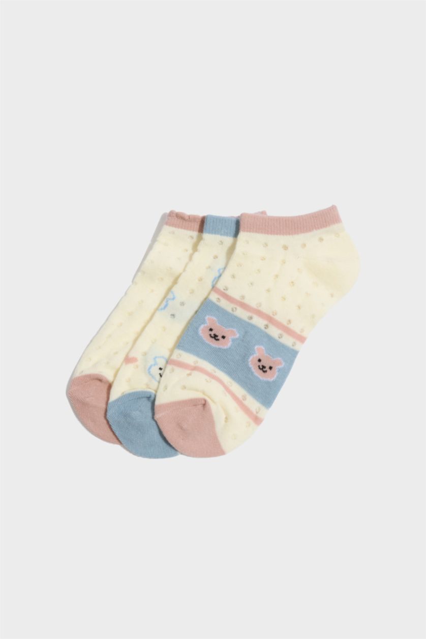 Young Girls - Teen Girls Karma Girl 3 piece Short Socks