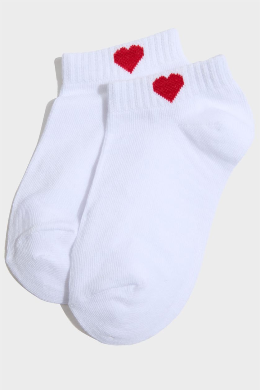 FILLES Blanc Lot de 3 Chaussettes invisibles en coton pour fille