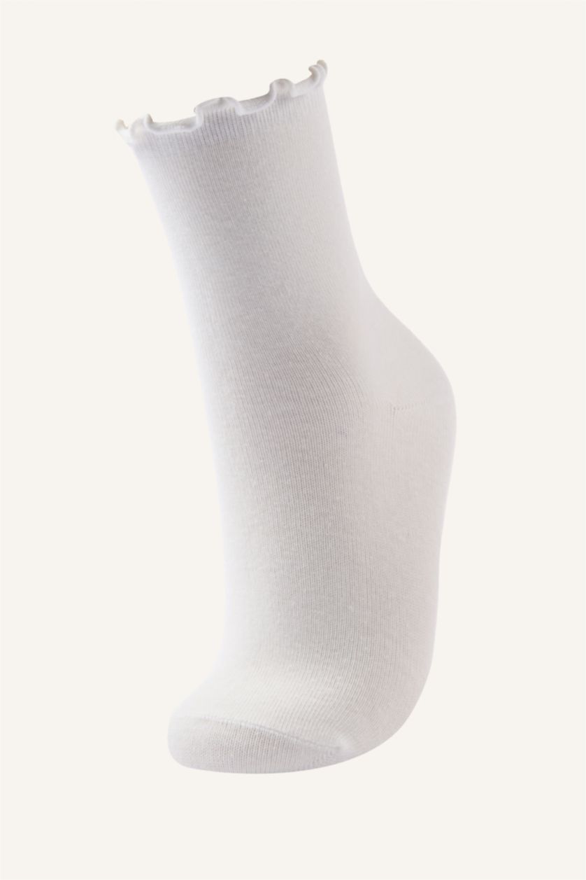 Kız Çocuk - Genç Kız Karma 3'lü Pamuklu Uzun Çorap Kız Çocuk