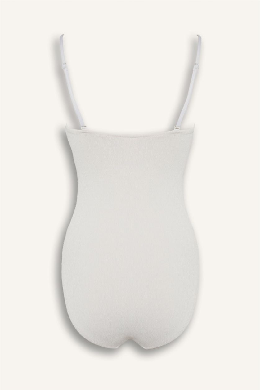 Women Ecru Swimsuit