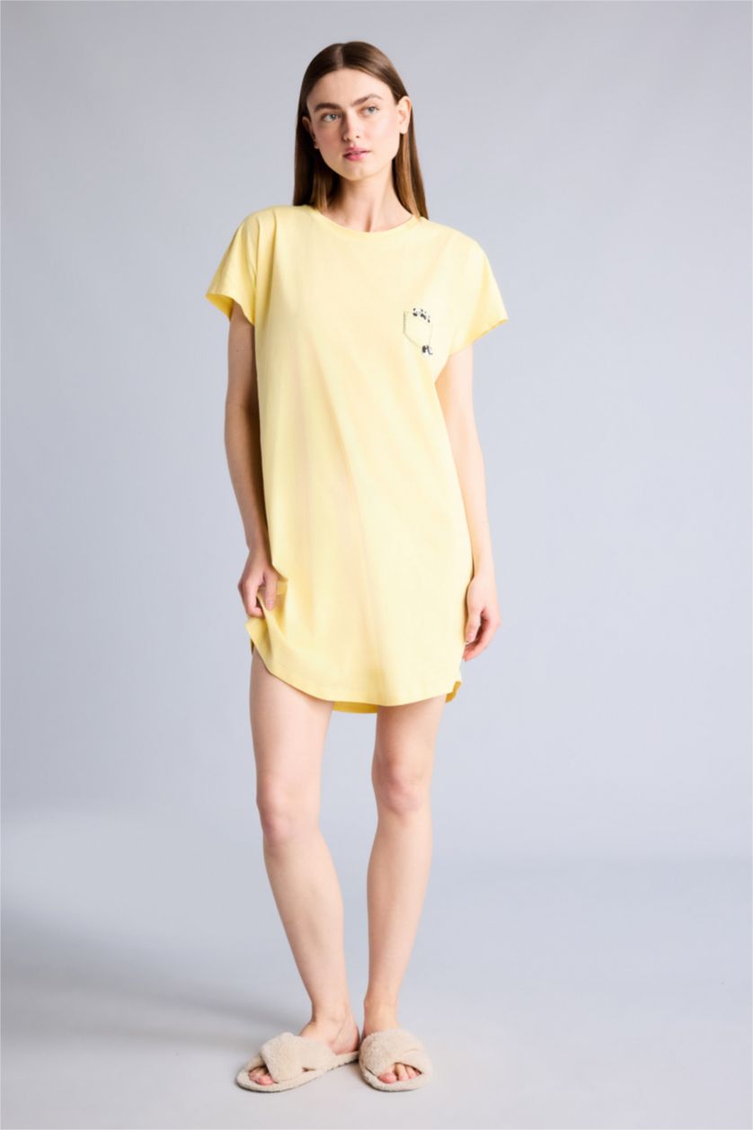 WOMAN Yellow Knitted Dress
