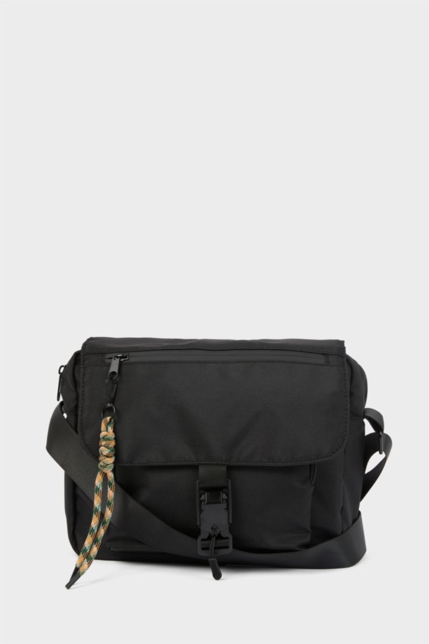 Men Black Crossbody Bag