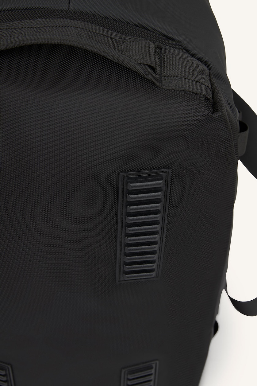 رجال أسود Faux Leather Sports And Travel Bag