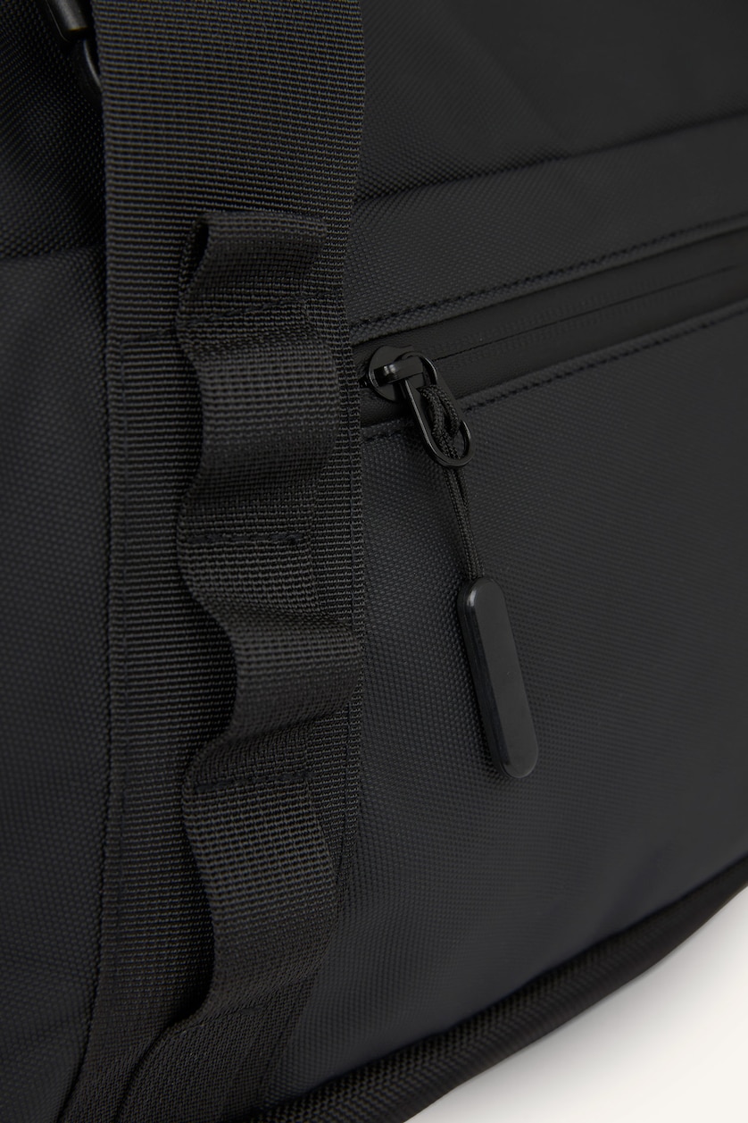 رجال أسود Faux Leather Sports And Travel Bag