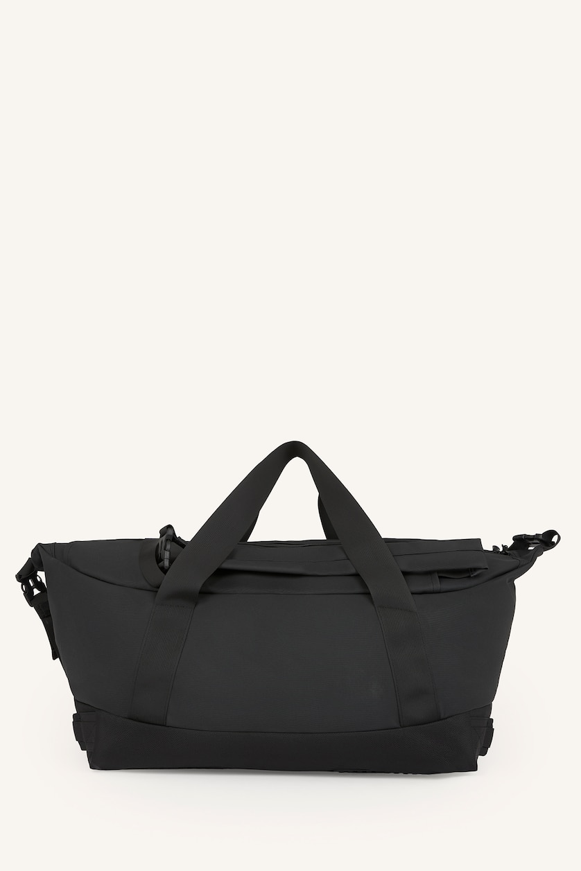 رجال أسود Faux Leather Sports And Travel Bag