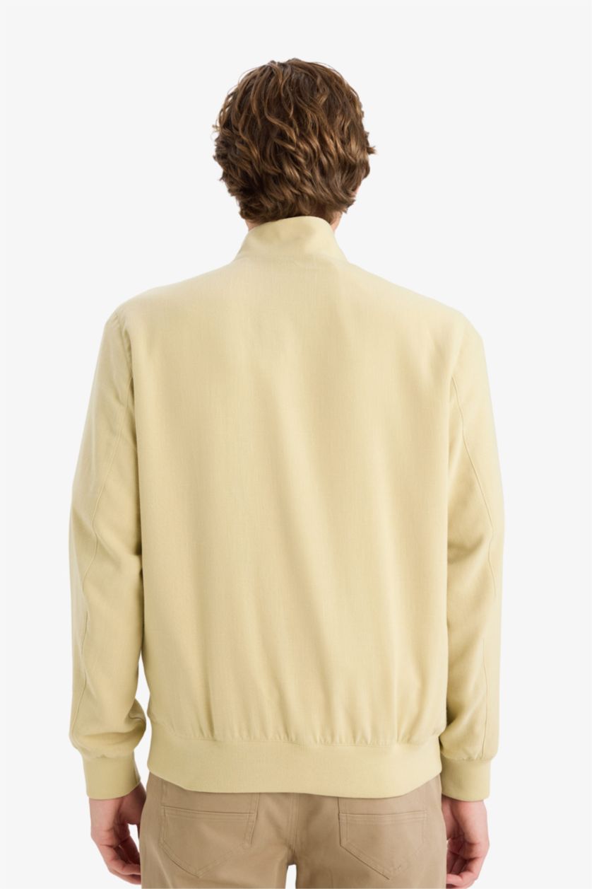 MAN Beige Regular Fit Puffer Jacket