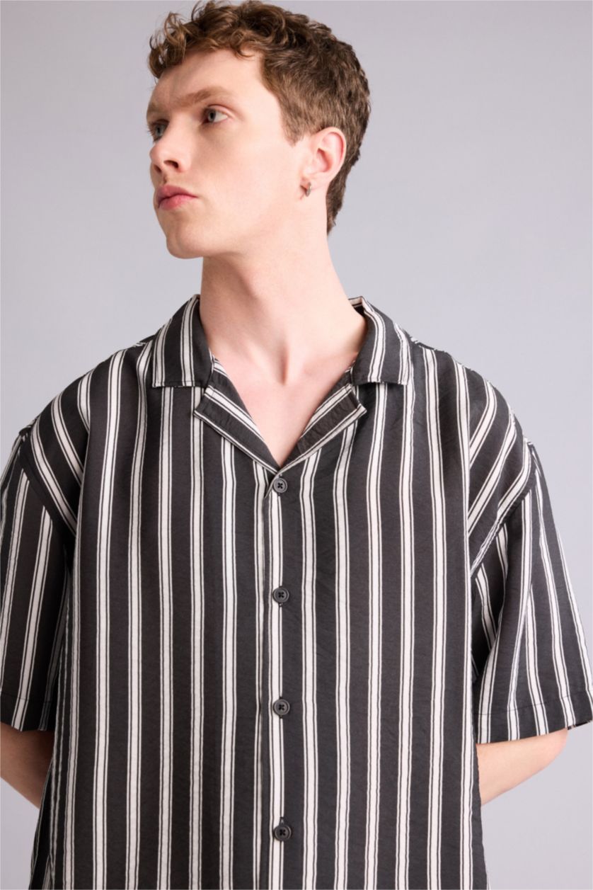 MAN Anthracite Man Short Sleeve Shirt
