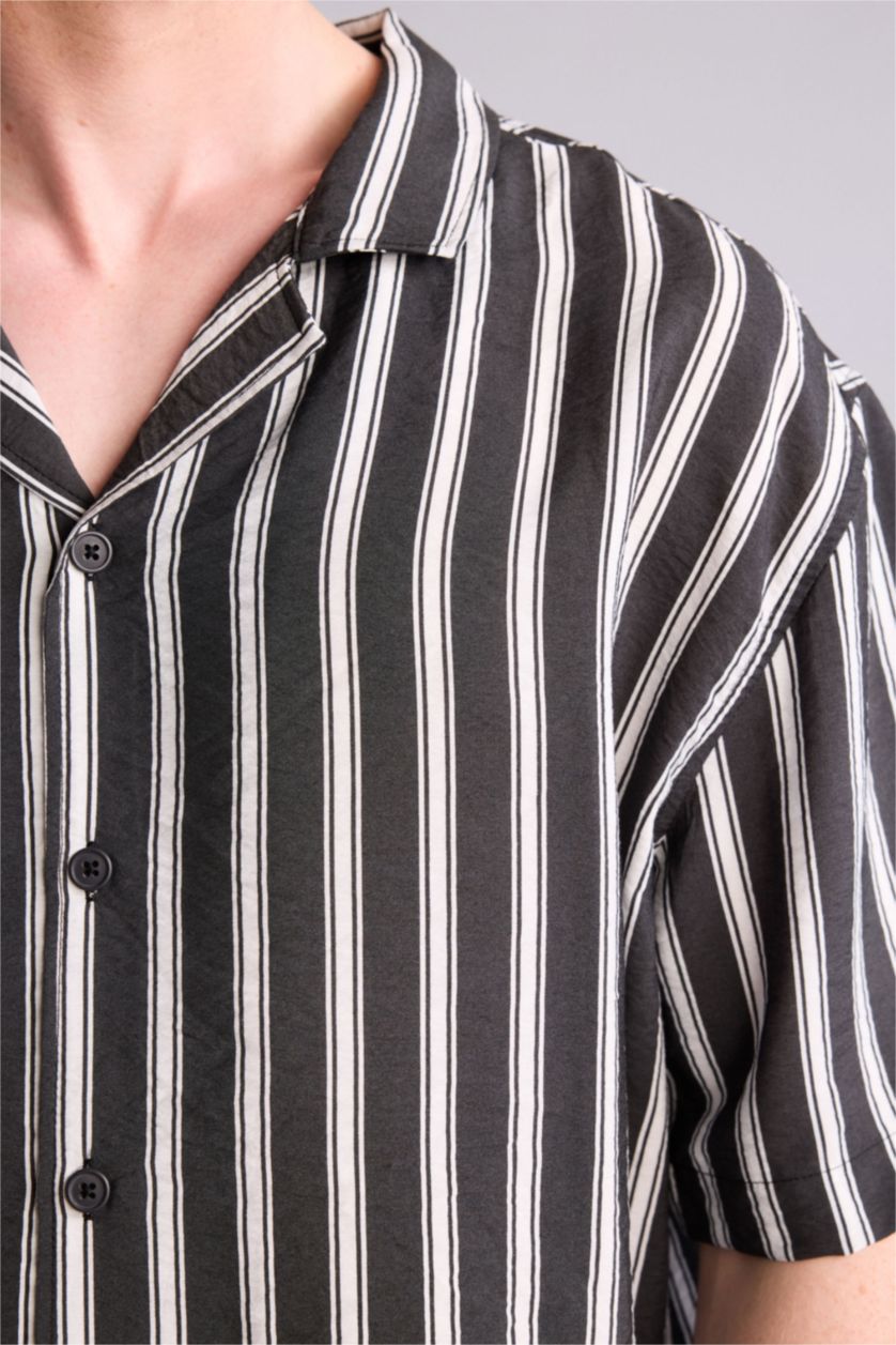 MAN Anthracite Man Short Sleeve Shirt