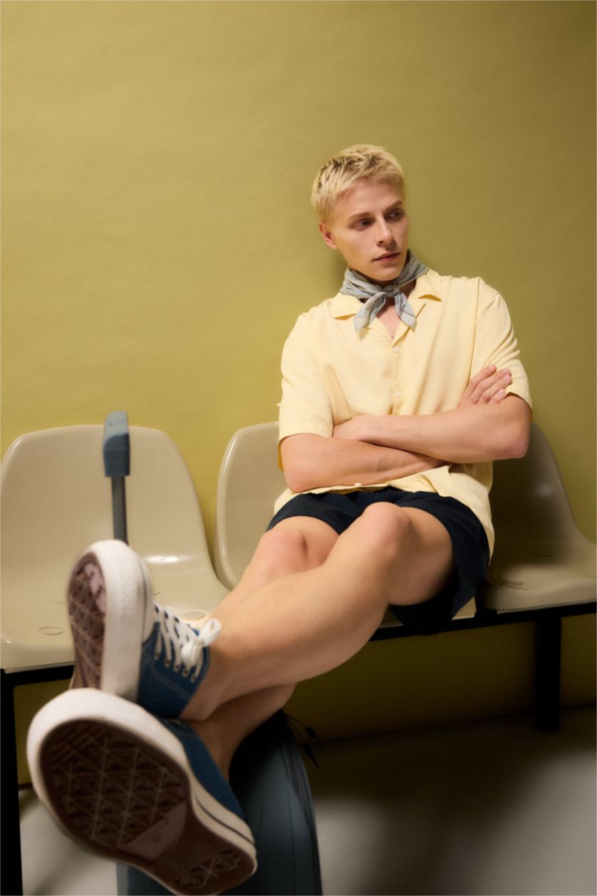 MAN Light Yellow Premium Boxy Fit Shirt