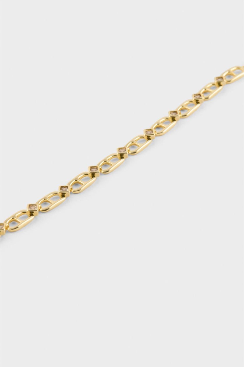 Kadın Altın Reis X DeFacto Taşlı Gold Bileklik