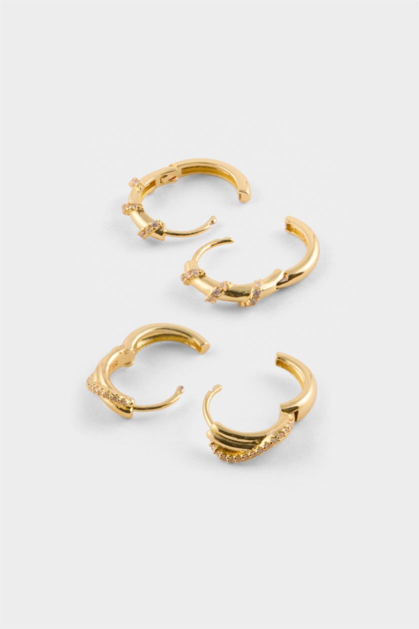 Kadın Altın Reis X DeFacto 2'li Gold Küpe