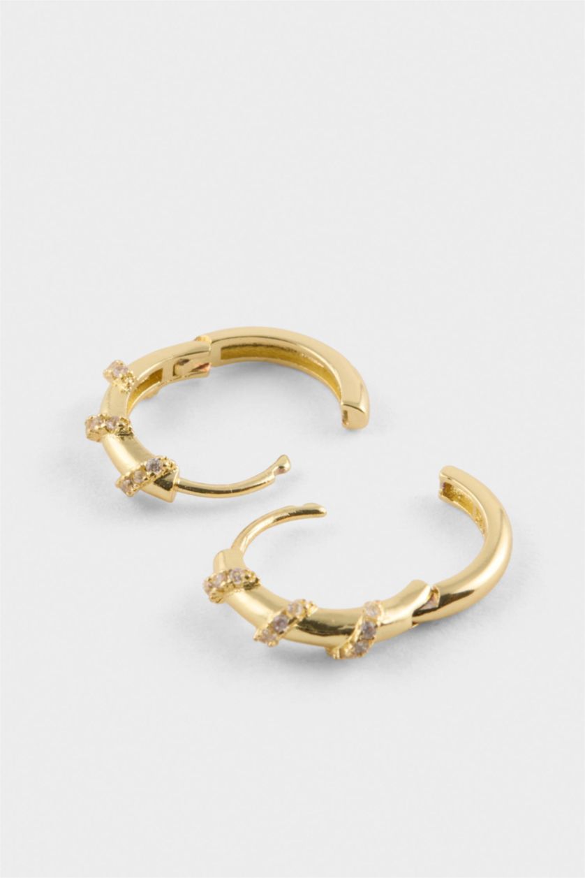 Kadın Altın Reis X DeFacto 2'li Gold Küpe