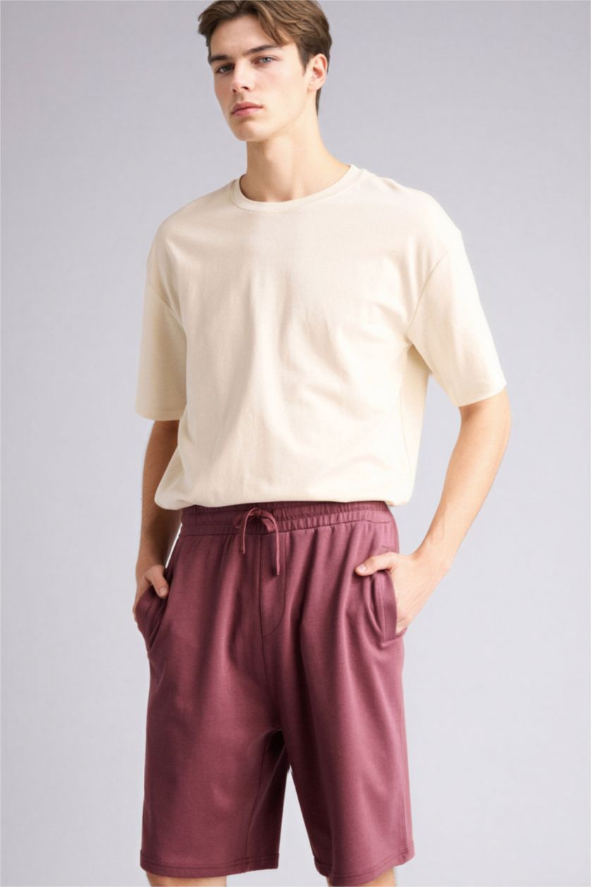 HOMME Bordeaux Clair Short