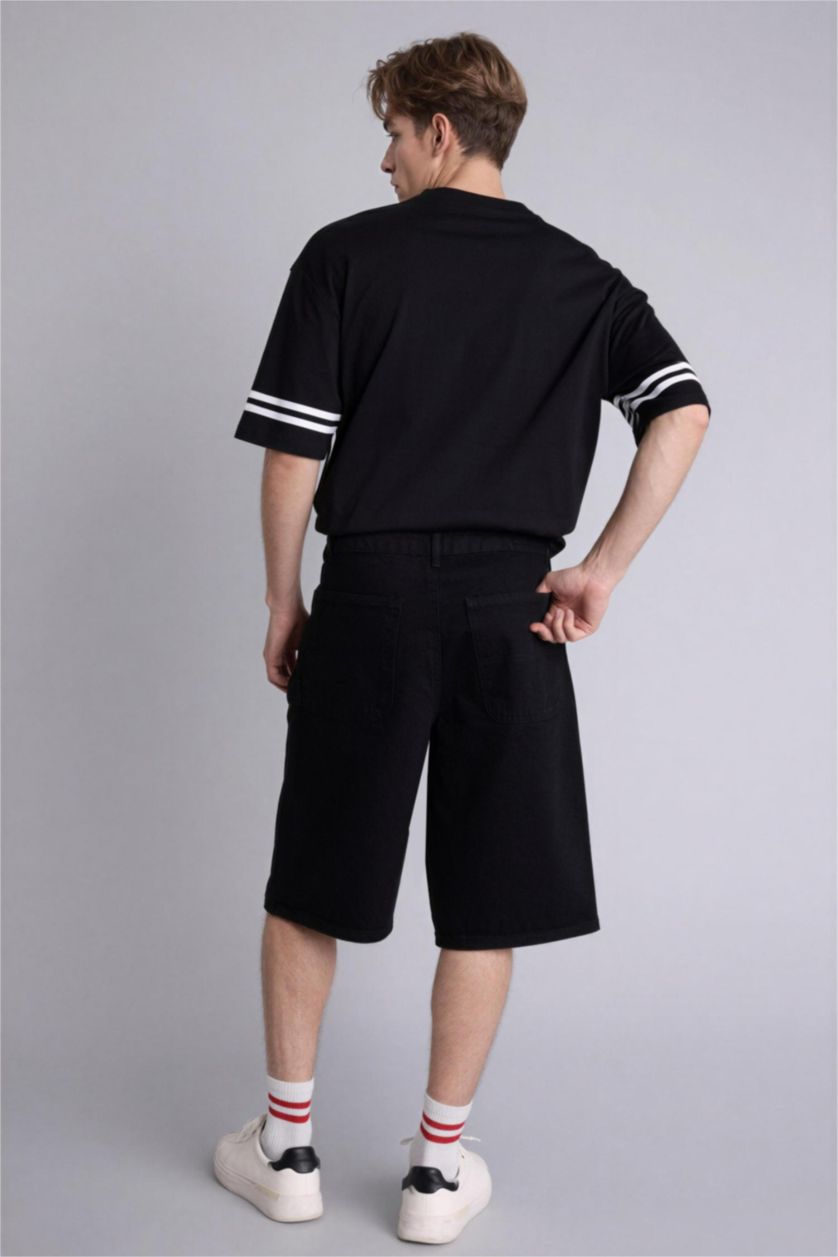 MAN Black شورت برمودا باجي فيت