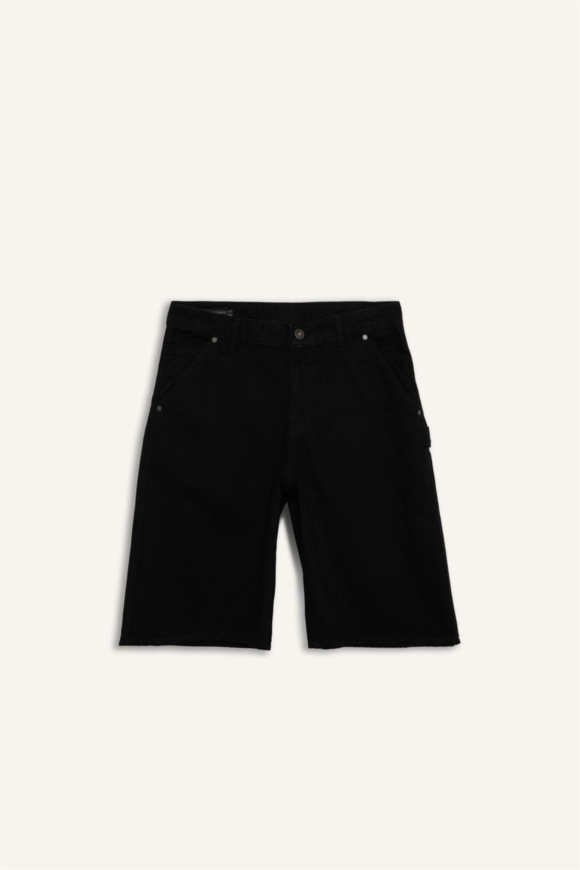 MAN Black شورت برمودا باجي فيت