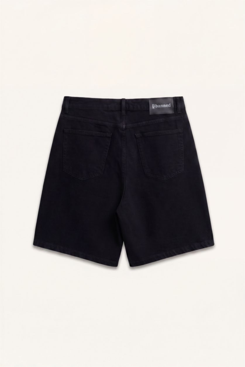 Men Black Baggy Fit