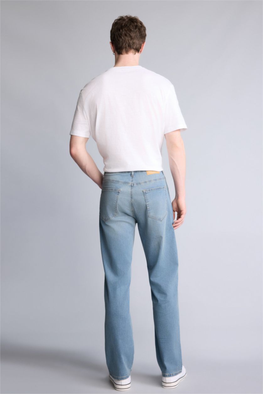Erkek Açık Mavi Straıght Fıt Pantolon