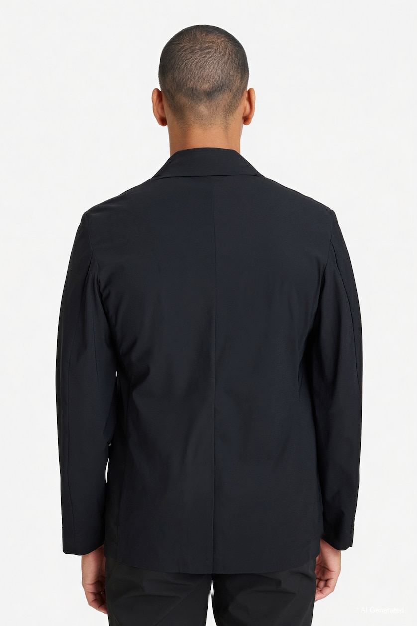 Erkek Siyah Slim Fit Blazer Ceket