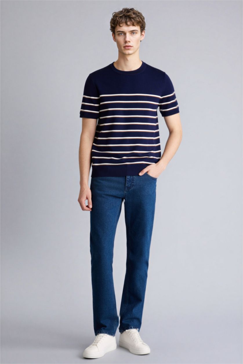 رجال كحلي Man Short Sleeve T-Shirt