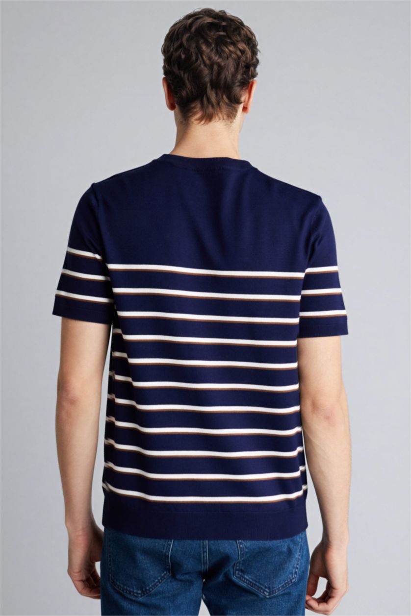 رجال كحلي Man Short Sleeve T-Shirt