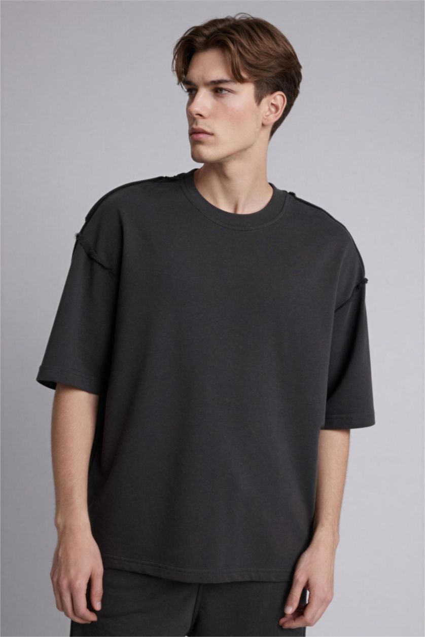 MAN Anthracite Man Short Sleeve T-Shirt