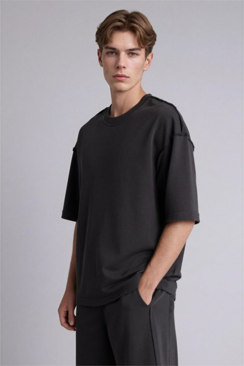 MAN Anthracite Man Short Sleeve T-Shirt