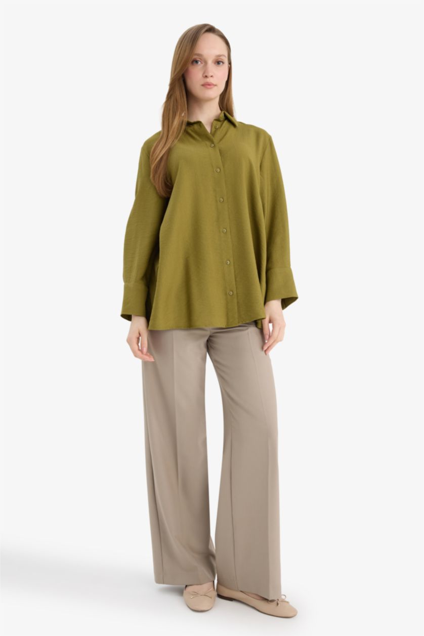 WOMAN Teak Regular Fit Long Sleeve Tunic