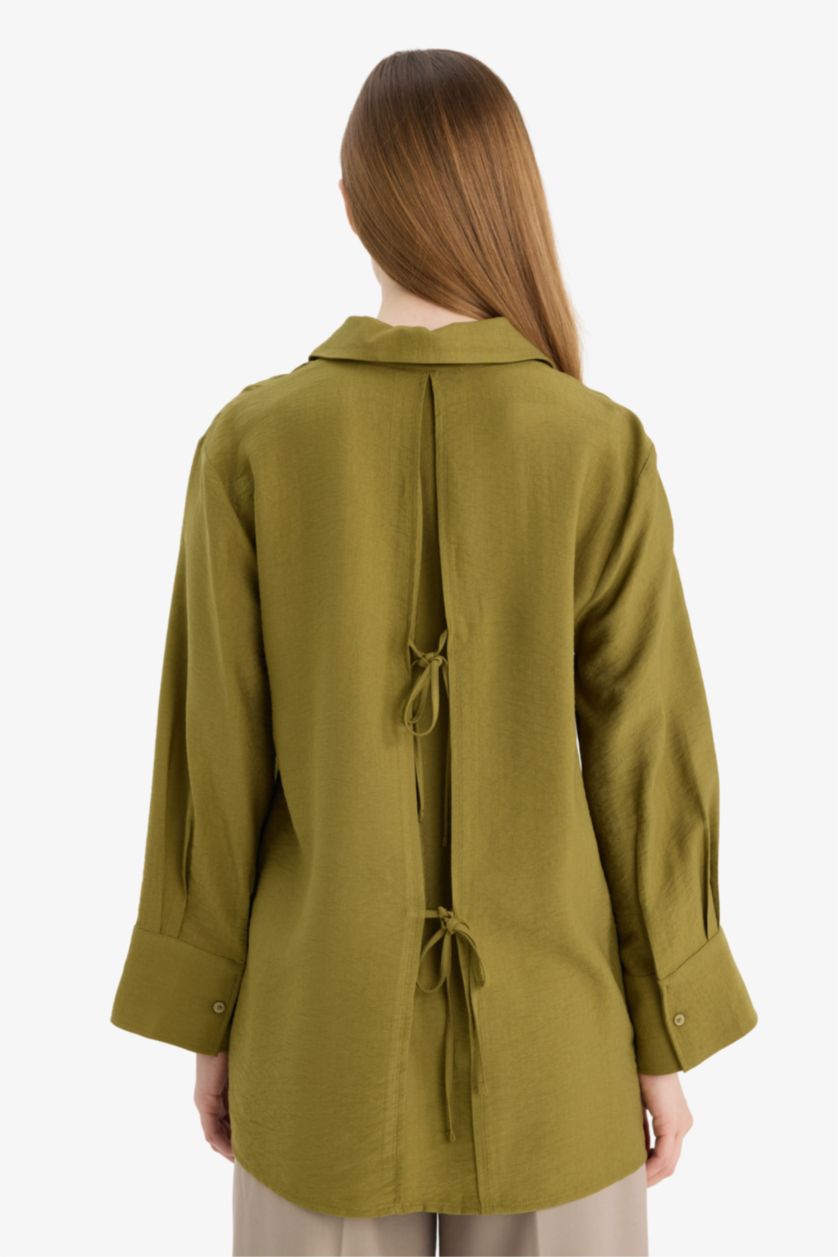 WOMAN Teak Regular Fit Long Sleeve Tunic