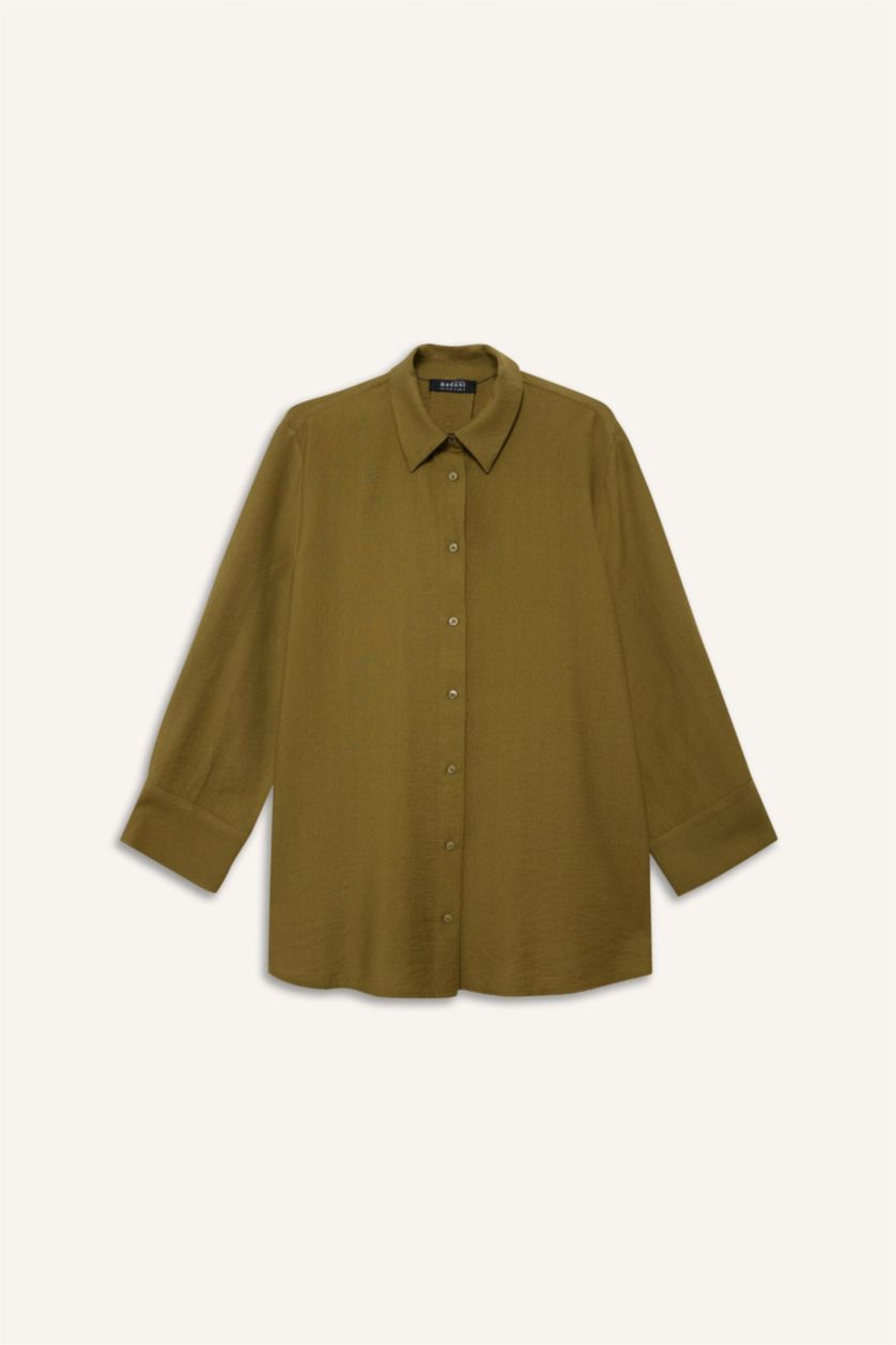 WOMAN Teak Regular Fit Long Sleeve Tunic