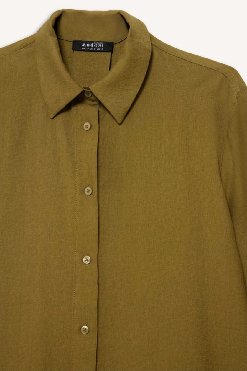 WOMAN Teak Regular Fit Long Sleeve Tunic