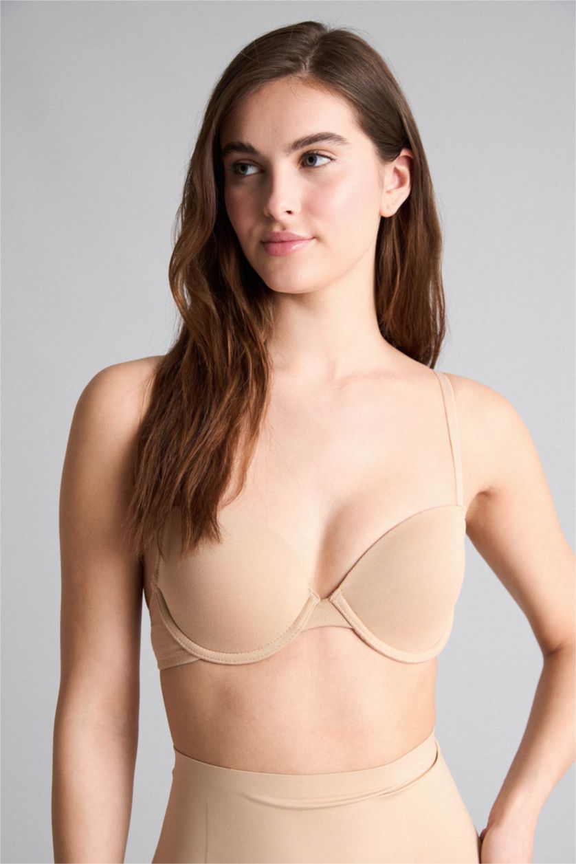 حريمي أسود حمالة صدر برا تيشيرت مبطن - قطعتين