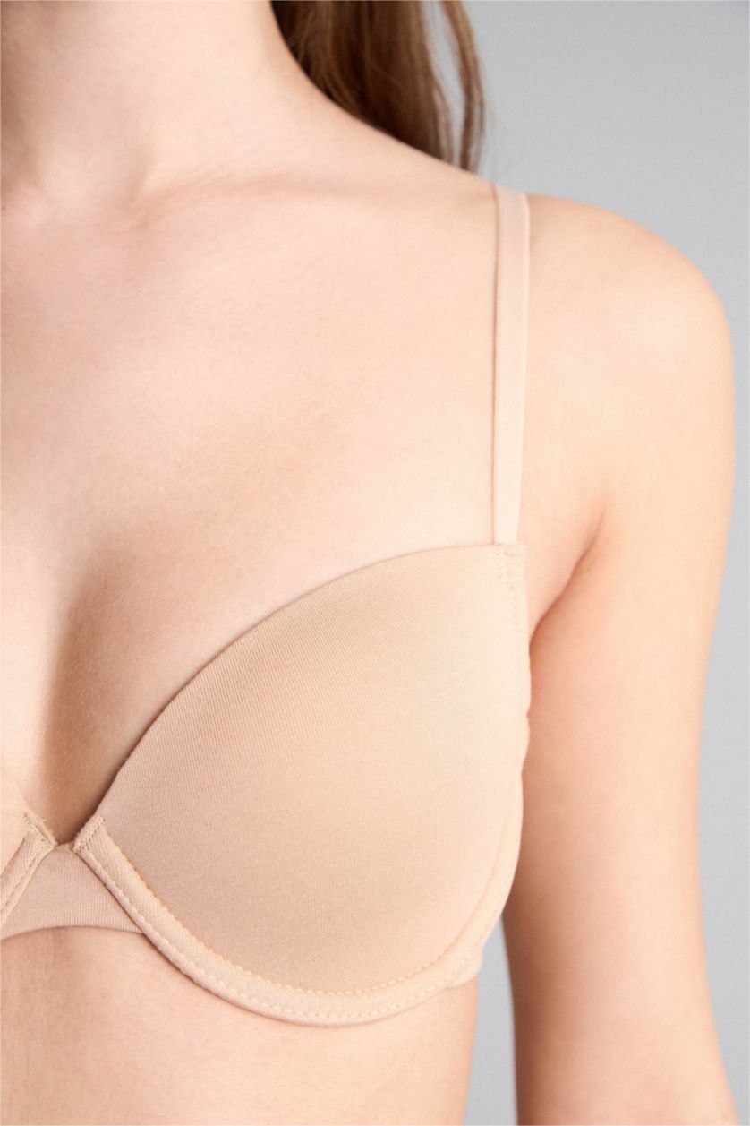 حريمي أسود حمالة صدر برا تيشيرت مبطن - قطعتين