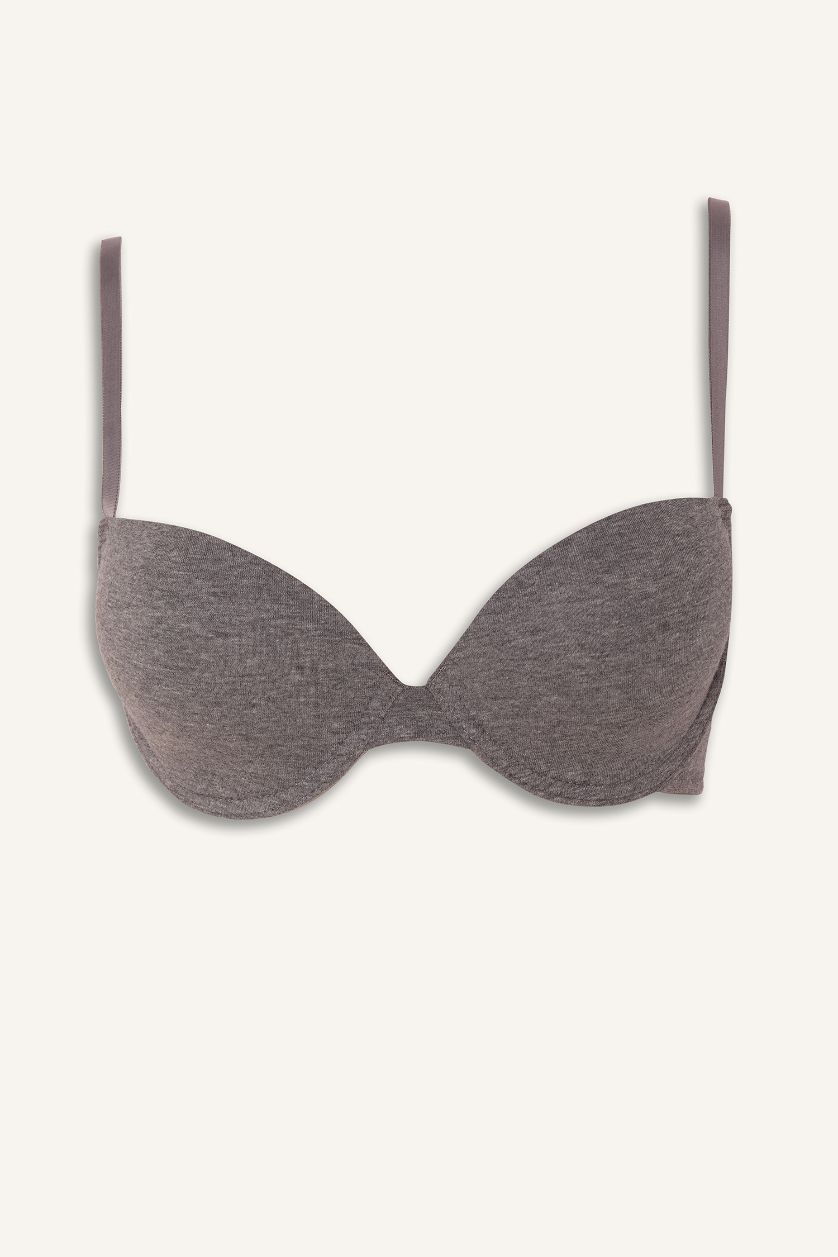 نساء خمري حمالة صدر برا قطن مبطن - قطعتين