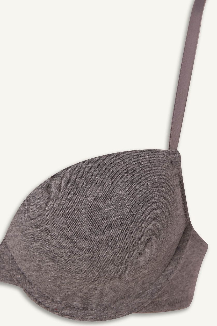 نساء خمري حمالة صدر برا قطن مبطن - قطعتين